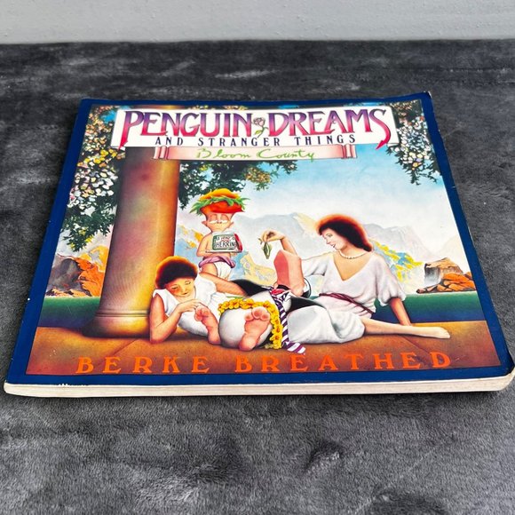 Penguin Dreams and Stranger Things Bloom County Book Berke Breathed 1985 - Picture 2 of 10